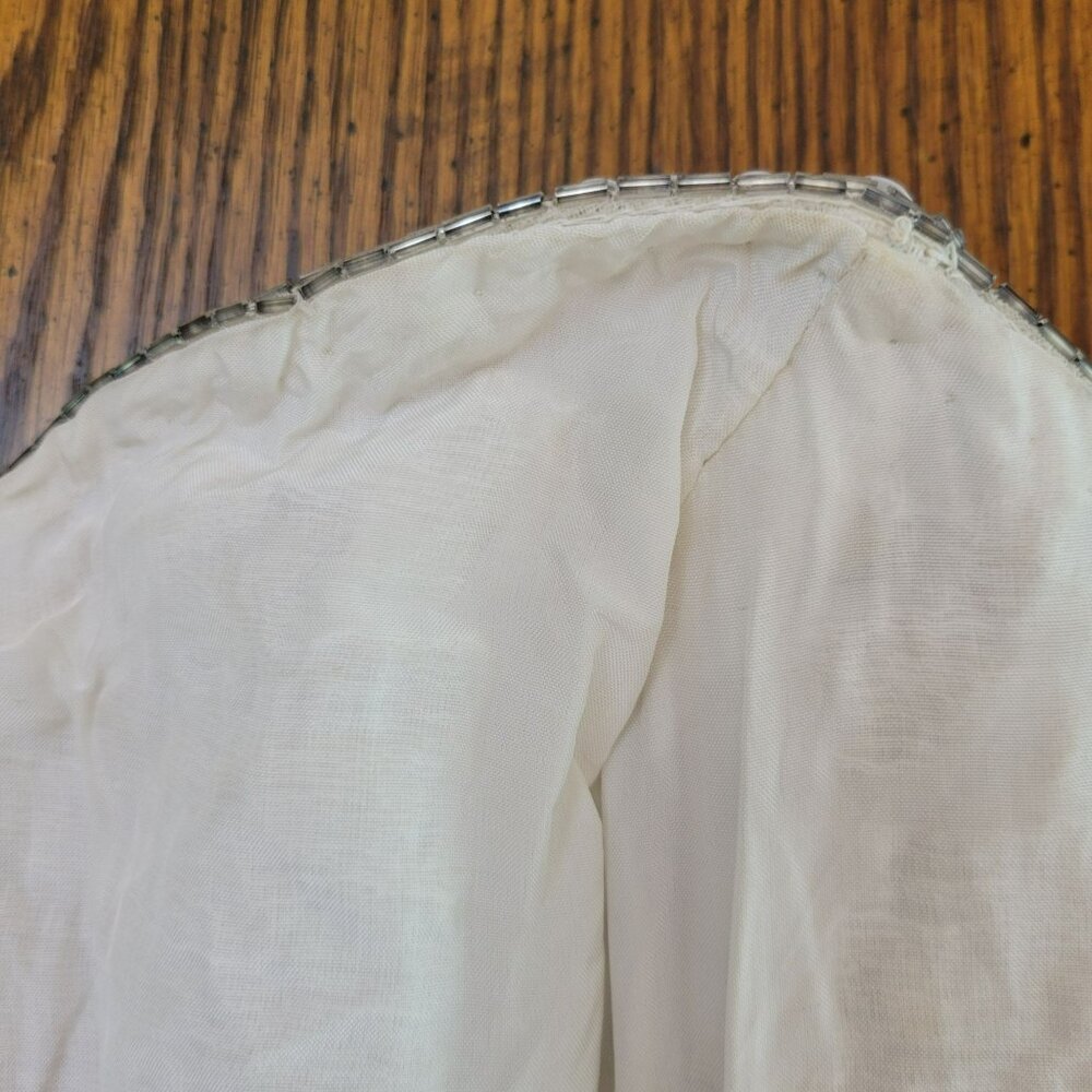 Vintage Saks Fifth Avenue Couture Pearl & Sequin Beaded Strapless Bustier Corset - Picture 14 of 16
